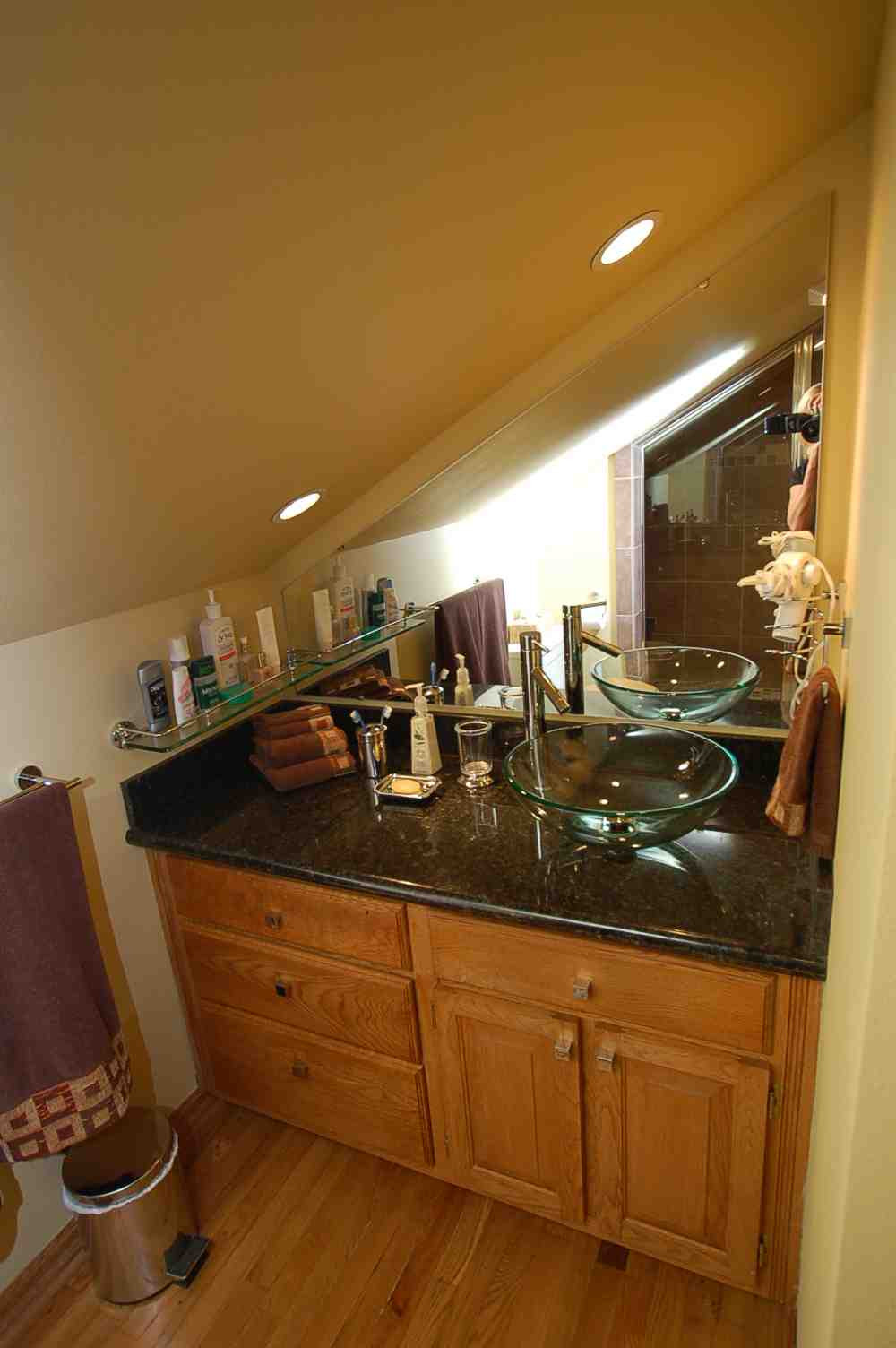 Attic vanity